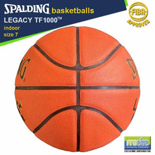 Load image into Gallery viewer, SPALDING Legacy TF1000 FIBA-Approved Original Indoor Basketball Size 7