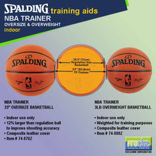 Load image into Gallery viewer, SPALDING NBA Trainer Oversize & TF Trainer Overweight Original Indoor Basketballs