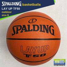 Load image into Gallery viewer, SPALDING Lay Up TF50 Original Outdoor Basketball Size 7, Size 6, Size 5 & Size 4
