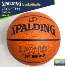 Load image into Gallery viewer, SPALDING Lay Up TF50 Original Outdoor Basketball Size 7, Size 6, Size 5 & Size 4