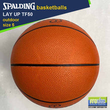 Load image into Gallery viewer, SPALDING Lay Up TF50 Original Outdoor Basketball Size 7, Size 6, Size 5 & Size 4