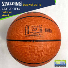 Load image into Gallery viewer, SPALDING Lay Up TF50 Original Outdoor Basketball Size 7, Size 6, Size 5 & Size 4