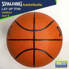 Load image into Gallery viewer, SPALDING Lay Up TF50 Original Outdoor Basketball Size 7, Size 6, Size 5 & Size 4