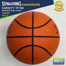 Load image into Gallery viewer, SPALDING Varsity TF150 FIBA-Approved Original Outdoor Basketball Size 7, Size 6 & Size 5