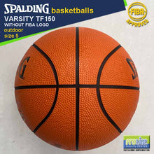 Load image into Gallery viewer, SPALDING Varsity TF150 FIBA-Approved Original Outdoor Basketball Size 7, Size 6 & Size 5