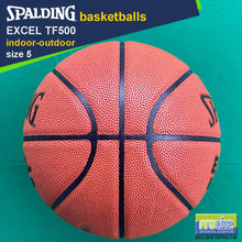 Load image into Gallery viewer, SPALDING Excel TF500 Original Indoor-Outdoor Basketball Size 7, Size 6, Size 5 & Euroleague