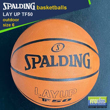 Load image into Gallery viewer, SPALDING Lay Up TF50 Original Outdoor Basketball Size 7, Size 6, Size 5 & Size 4