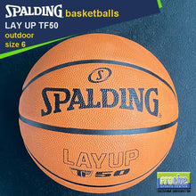 Load image into Gallery viewer, SPALDING Lay Up TF50 Original Outdoor Basketball Size 7, Size 6, Size 5 & Size 4