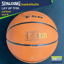 Load image into Gallery viewer, SPALDING Lay Up TF50 Original Outdoor Basketball Size 7, Size 6, Size 5 & Size 4