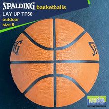 Load image into Gallery viewer, SPALDING Lay Up TF50 Original Outdoor Basketball Size 7, Size 6, Size 5 & Size 4
