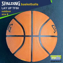 Load image into Gallery viewer, SPALDING Lay Up TF50 Original Outdoor Basketball Size 7, Size 6, Size 5 & Size 4