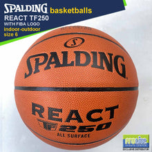 Load image into Gallery viewer, SPALDING React TF250 FIBA-Approved Original Indoor-Outdoor Basketball Size 7