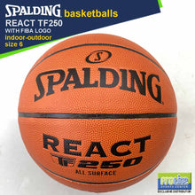 Load image into Gallery viewer, SPALDING React TF250 FIBA-Approved Original Indoor-Outdoor Basketball Size 7