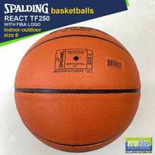 Load image into Gallery viewer, SPALDING React TF250 FIBA-Approved Original Indoor-Outdoor Basketball Size 7