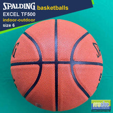 Load image into Gallery viewer, SPALDING Excel TF500 Original Indoor-Outdoor Basketball Size 7, Size 6, Size 5 & Euroleague