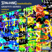 Load image into Gallery viewer, SPALDING Graffiti Series Original Outdoor Basketball Size 7