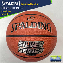 Load image into Gallery viewer, SPALDING Silver Series Original Outdoor Basketball Size 7