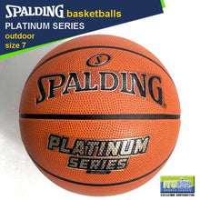 Load image into Gallery viewer, SPALDING Platinum Series Original Outdoor Basketball Size 7