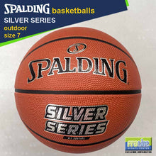 Load image into Gallery viewer, SPALDING Silver Series Original Outdoor Basketball Size 7