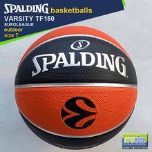 Load image into Gallery viewer, SPALDING Euroleague Original Indoor-Outdoor & Outdoor Basketballs Size 7