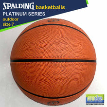 Load image into Gallery viewer, SPALDING Platinum Series Original Outdoor Basketball Size 7