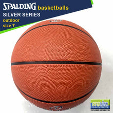 Load image into Gallery viewer, SPALDING Silver Series Original Outdoor Basketball Size 7