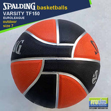 Load image into Gallery viewer, SPALDING Euroleague Original Indoor-Outdoor & Outdoor Basketballs Size 7