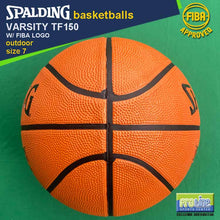 Load image into Gallery viewer, SPALDING Varsity TF150 FIBA-Approved Original Outdoor Basketball Size 7, Size 6 & Size 5