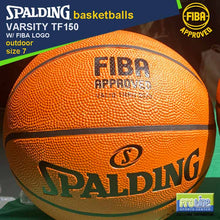 Load image into Gallery viewer, SPALDING Varsity TF150 FIBA-Approved Original Outdoor Basketball Size 7, Size 6 & Size 5
