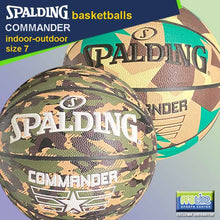 Load image into Gallery viewer, SPALDING Commander Original Indoor-Outdoor Basketball Size 7