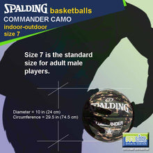 Load image into Gallery viewer, SPALDING Commander Original Indoor-Outdoor Basketball Size 7