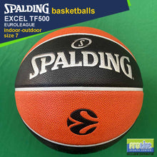 Load image into Gallery viewer, SPALDING Excel TF500 Original Indoor-Outdoor Basketball Size 7, Size 6, Size 5 & Euroleague