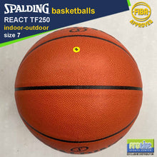 Load image into Gallery viewer, SPALDING React TF250 FIBA-Approved Original Indoor-Outdoor Basketball Size 7
