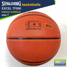 Load image into Gallery viewer, SPALDING Excel TF500 Original Indoor-Outdoor Basketball Size 7, Size 6, Size 5 & Euroleague