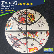 Load image into Gallery viewer, SPALDING Ed Hardy Original Indoor-Outdoor Basketball Size 7