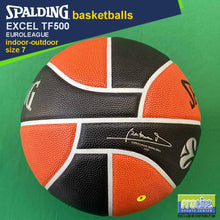 Load image into Gallery viewer, SPALDING Excel TF500 Original Indoor-Outdoor Basketball Size 7, Size 6, Size 5 & Euroleague
