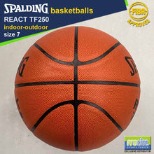 Load image into Gallery viewer, SPALDING React TF250 FIBA-Approved Original Indoor-Outdoor Basketball Size 7