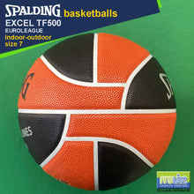 Load image into Gallery viewer, SPALDING Euroleague Original Indoor-Outdoor & Outdoor Basketballs Size 7