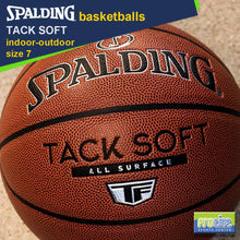 Load image into Gallery viewer, SPALDING Tack Soft Original Indoor-Outdoor Basketball Size 7