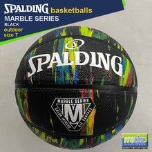 Load image into Gallery viewer, SPALDING Marble Series Outdoor Basketball Size 7 & Size 6