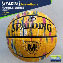 Load image into Gallery viewer, SPALDING Marble Series Outdoor Basketball Size 7 & Size 6