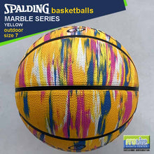Load image into Gallery viewer, SPALDING Marble Series Outdoor Basketball Size 7 & Size 6