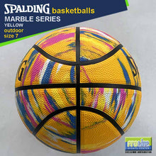 Load image into Gallery viewer, SPALDING Marble Series Outdoor Basketball Size 7 & Size 6