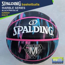 Load image into Gallery viewer, SPALDING Marble Series Outdoor Basketball Size 7 & Size 6