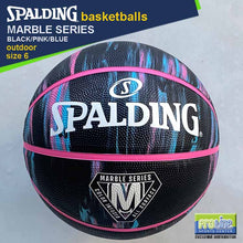 Load image into Gallery viewer, SPALDING Marble Series Outdoor Basketball Size 7 & Size 6