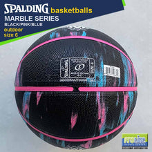 Load image into Gallery viewer, SPALDING Marble Series Outdoor Basketball Size 7 & Size 6