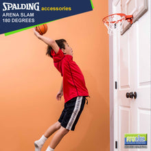 Load image into Gallery viewer, SPALDING NBA Arena Slam 180 Degrees Backboard and Rim for Kids