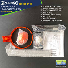 Load image into Gallery viewer, SPALDING NBA Arena Slam 180 Degrees Pro Backboard and Rim for Kids
