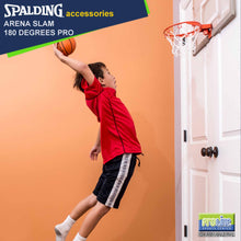 Load image into Gallery viewer, SPALDING NBA Arena Slam 180 Degrees Pro Backboard and Rim for Kids