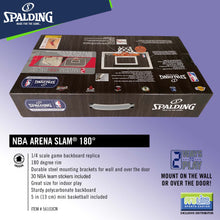 Load image into Gallery viewer, SPALDING NBA Arena Slam 180 Degrees Backboard and Rim for Kids